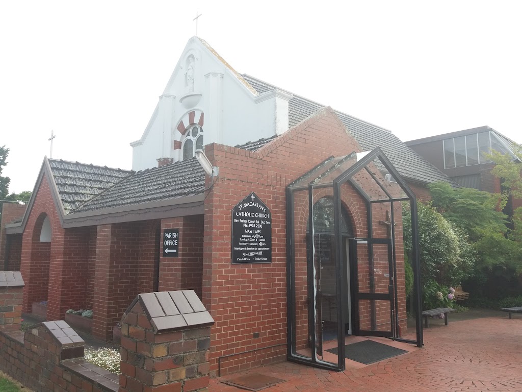 St Macartans Catholic Church | church | 4 Drake St, Mornington VIC 3931, Australia | 0359752200 OR +61 3 5975 2200