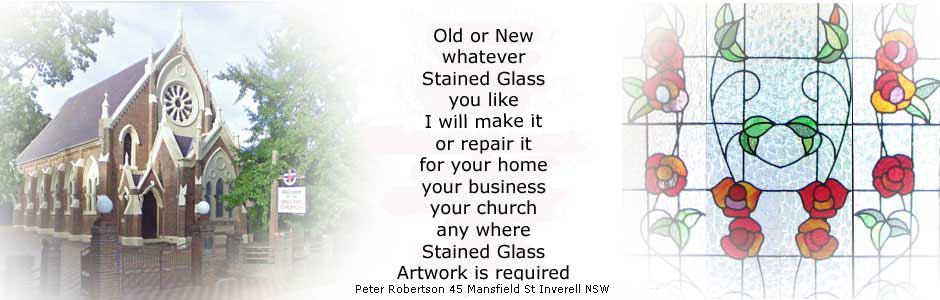 Stained glass works | 45 Mansfield St, Inverell NSW 2360, Australia | Phone: 0400 562 050