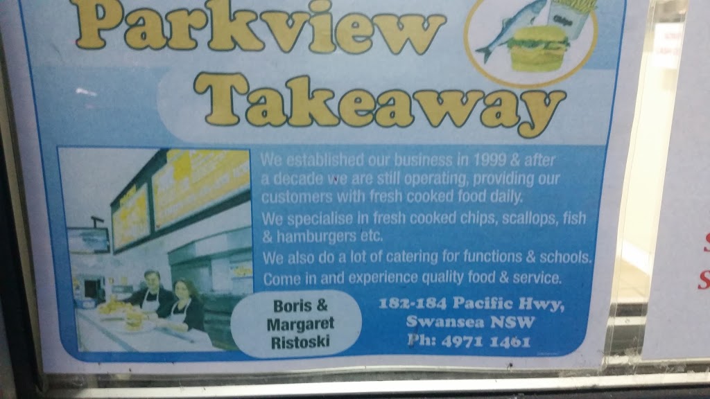Park View Takeaway | meal takeaway | 184/182 Pacific Hwy, Swansea NSW 2281, Australia | 0249711461 OR +61 2 4971 1461