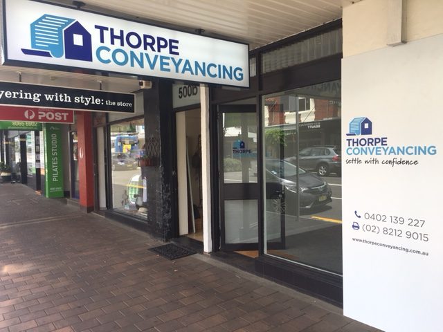 Thorpe Conveyancing | lawyer | 3/500 Miller St, Cammeray NSW 2062, Australia | 0402139227 OR +61 402 139 227