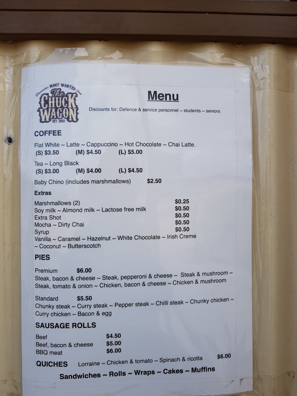 The Chuck Wagon | cafe | 35 Shaw Rd, Bohle QLD 4818, Australia | 0423505881 OR +61 423 505 881