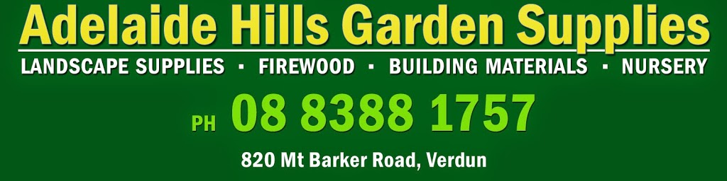 Adelaide Hills Garden Supplies | store | 820 Mount Barker Rd, Verdun SA 5245, Australia | 0883881757 OR +61 8 8388 1757
