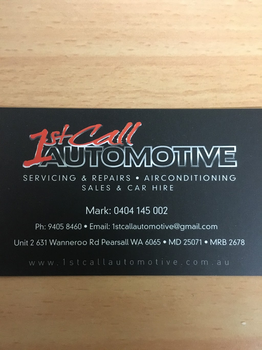 1st Call Automotive | car repair | 2/631 Wanneroo Rd, Wanneroo WA 6065, Australia | 0894058460 OR +61 8 9405 8460