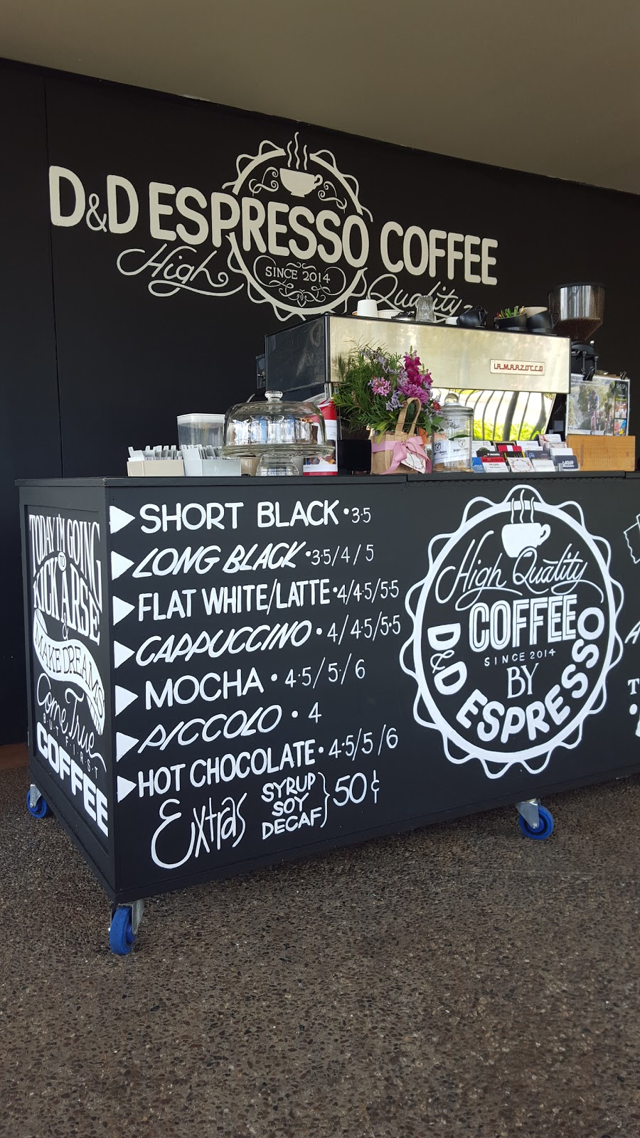 D & D Espresso | cafe | Kenmore Rd & Kersley Rd, Kenmore QLD 4069, Australia