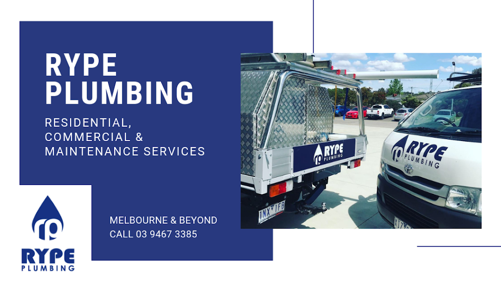 RYPE Plumbing Pty Ltd | plumber | 24/10 Mirra Ct, Bundoora VIC 3083, Australia | 0394673385 OR +61 3 9467 3385