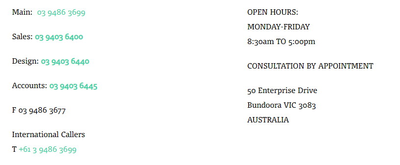 ambience |  | 50 Enterprise Dr, Bundoora VIC 3083, Australia | 0394863699 OR +61 3 9486 3699