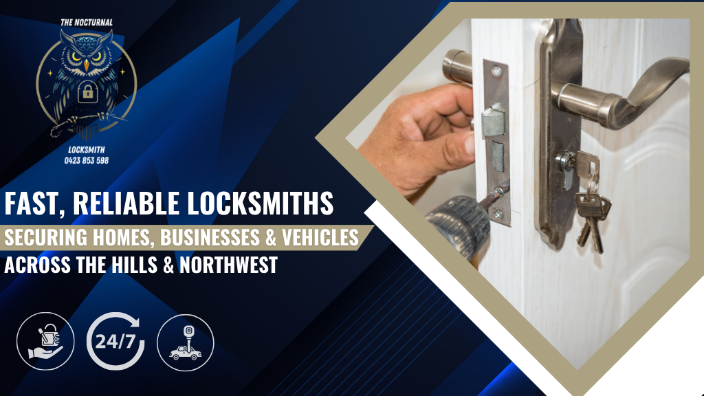 The Nocturnal Locksmith | 169 Annangrove Rd, Annangrove NSW 2156, Australia | Phone: 0423 853 598