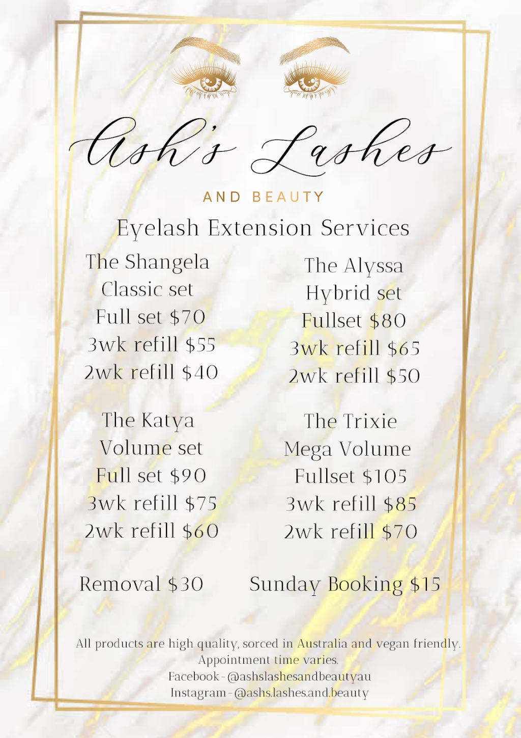 Ash’s Lashes and Beauty | Capalaba QLD 4157, Australia | Phone: 0434 119 131