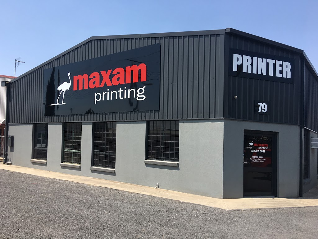 Maxam Printing | 79 Drummond Rd, Shepparton VIC 3630, Australia | Phone: (03) 5831 5831