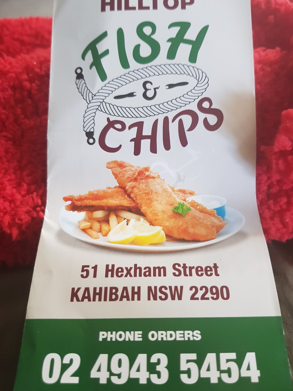 Hilltop Fish And Chips | 51 Hexham St, Kahibah NSW 2290, Australia | Phone: (02) 4943 5454
