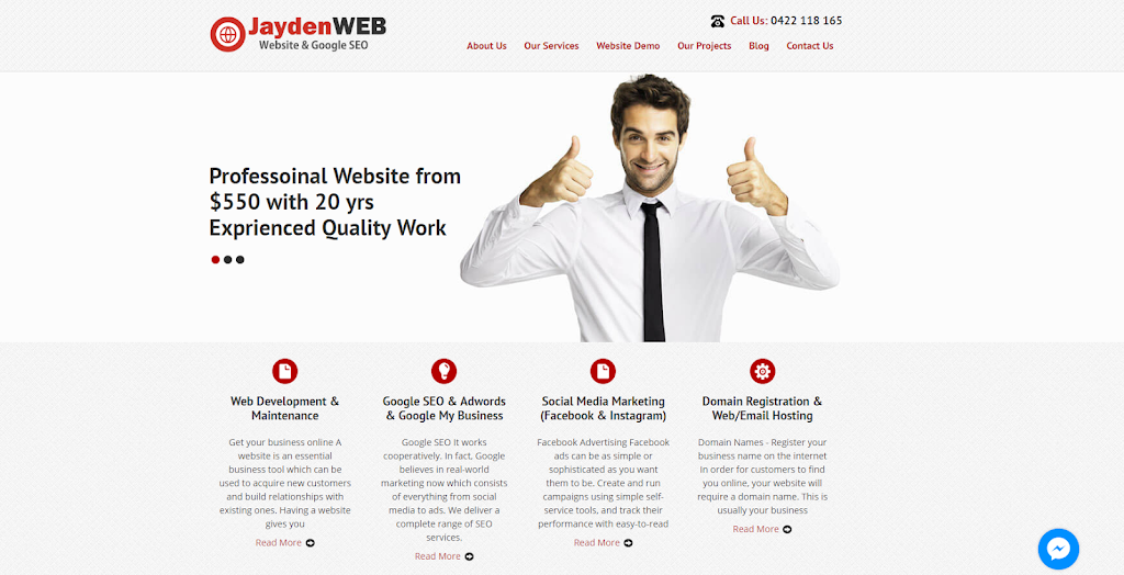 JaydenWEB |  | 1/124 Warrigal Rd, Runcorn QLD 4113, Australia | 0422118165 OR +61 422 118 165