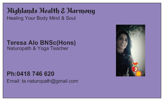 Teresa Alo - Highlands Health & Harmony | 594 Woodbury Rd, Woodbury QLD 4703, Australia | Phone: 0418 746 620