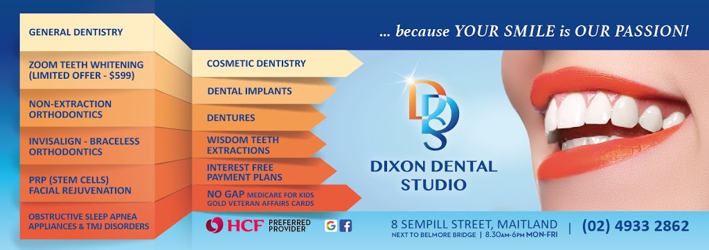 Dixon Dental Studio | 8 Sempill St, Maitland NSW 2320, Australia | Phone: (02) 4933 2862