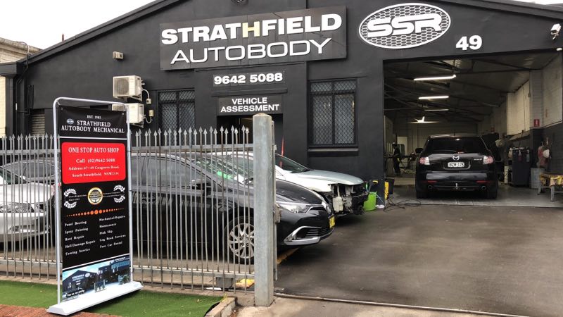 Strathfield Autobody | 47/49 Cosgrove Rd, Strathfield South NSW 2136, Australia | Phone: (02) 9642 5088