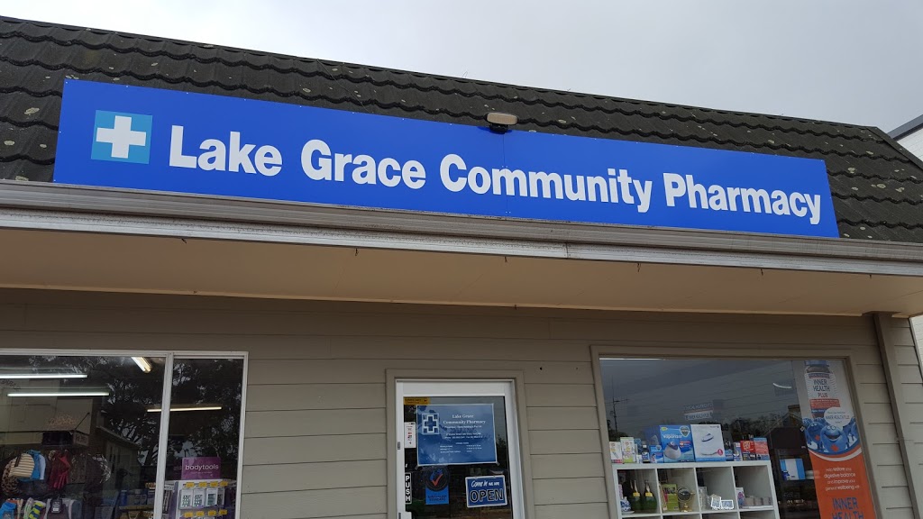Lake Grace Community Pharmacy | health | 27 Stubbs St, Lake Grace WA 6353, Australia | 0898652641 OR +61 8 9865 2641