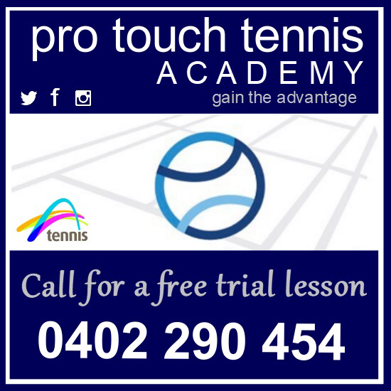 Pro Touch Tennis Academy | 765 Highbury Rd, Vermont South VIC 3133, Australia | Phone: 0402 290 454