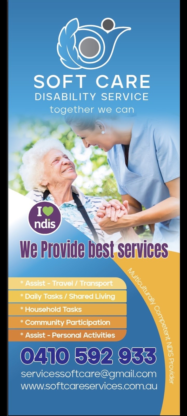 Soft Care Disability Services | 57 Agland Ave, Marsden Park NSW 2765, Australia | Phone: 0410 592 933