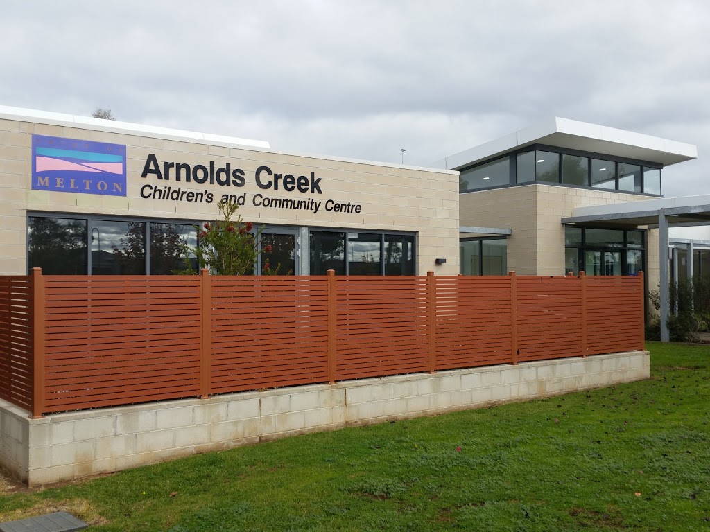 Arnolds Creek Childrens and Community Centre |  | 19 Claret Ash Blvd, Harkness VIC 3337, Australia | 0397475700 OR +61 3 9747 5700
