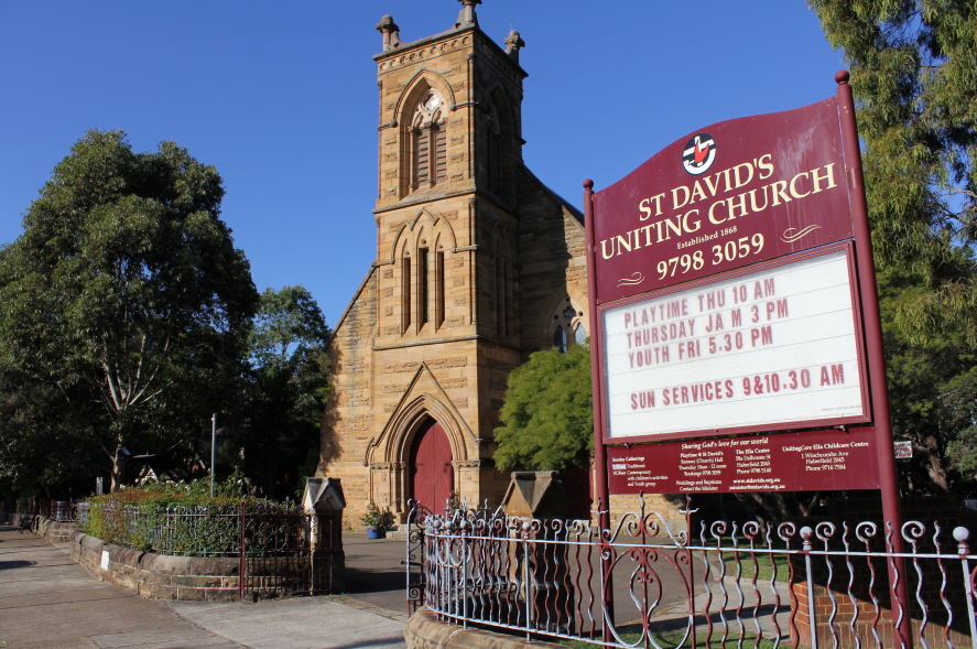 St Davids Uniting Church | church | 51 Dalhousie St, Haberfield NSW 2045, Australia | 0297983059 OR +61 2 9798 3059
