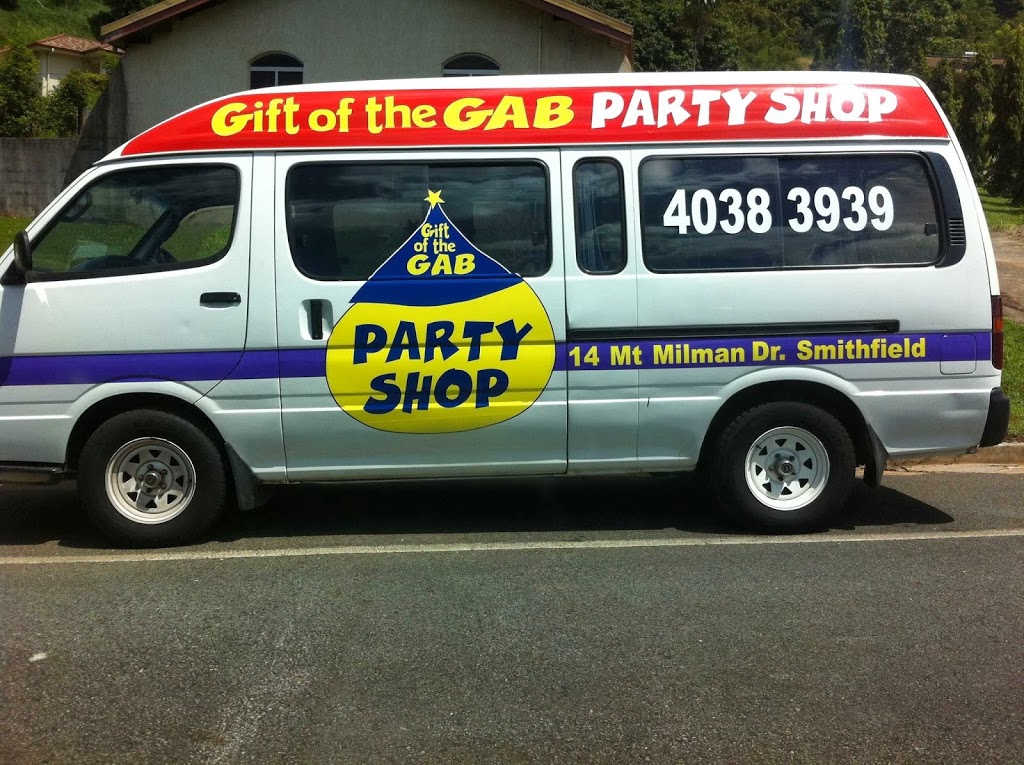 Gift of the Gab Party Shop | clothing store | 14 Mount Milman Dr, Smithfield QLD 4878, Australia | 0740383939 OR +61 7 4038 3939