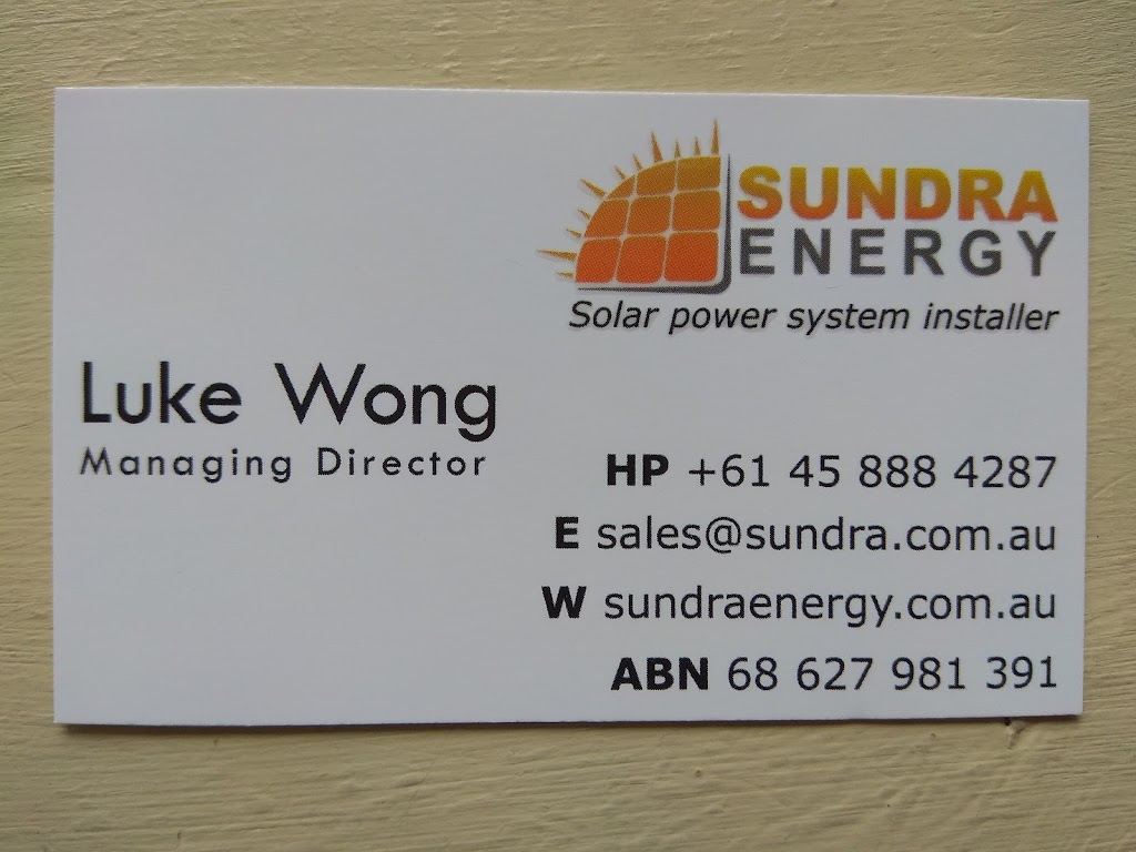 Sundra Energy Pty Ltd | 6 Raintree Rd, Templestowe VIC 3106, Australia | Phone: 0458 884 287