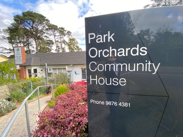 Park Orchards Community House & Learning Centre | 572 Park Rd, Park Orchards VIC 3114, Australia | Phone: (03) 9876 4381