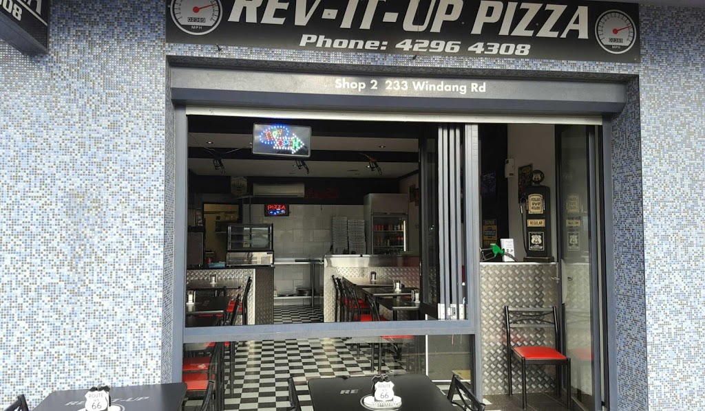 Rev It Up Diner | restaurant | 2/233 Windang Rd, Windang NSW 2528, Australia | 0242964308 OR +61 2 4296 4308
