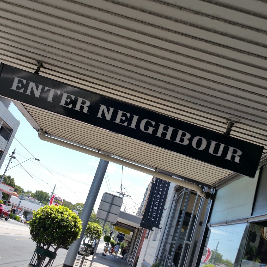 Enter Neighbour | cafe | 625 Camberwell Rd, Camberwell VIC 3124, Australia | 0398092652 OR +61 3 9809 2652