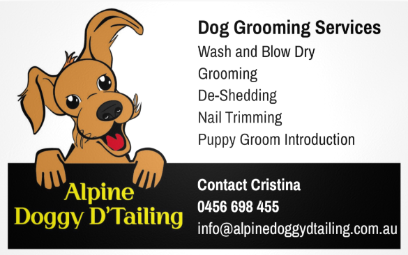 Alpine Doggy DTailing | 2 Mathews St, Myrtleford VIC 3737, Australia | Phone: 0456 698 455