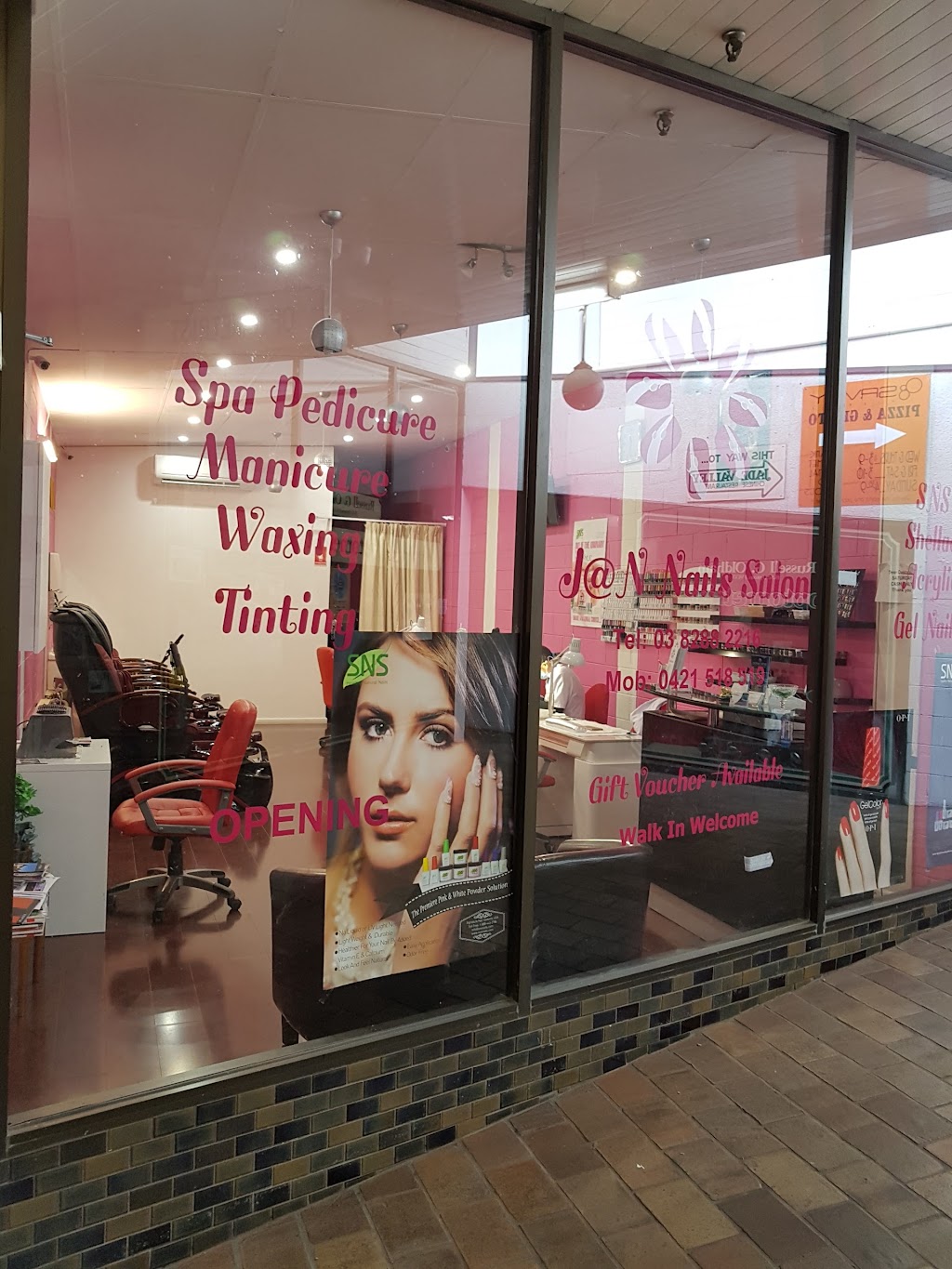 J@N NAILS SALON | beauty salon | Arcade Building, 7/1647 Burwood Hwy, Belgrave VIC 3160, Australia | 0382882216 OR +61 3 8288 2216