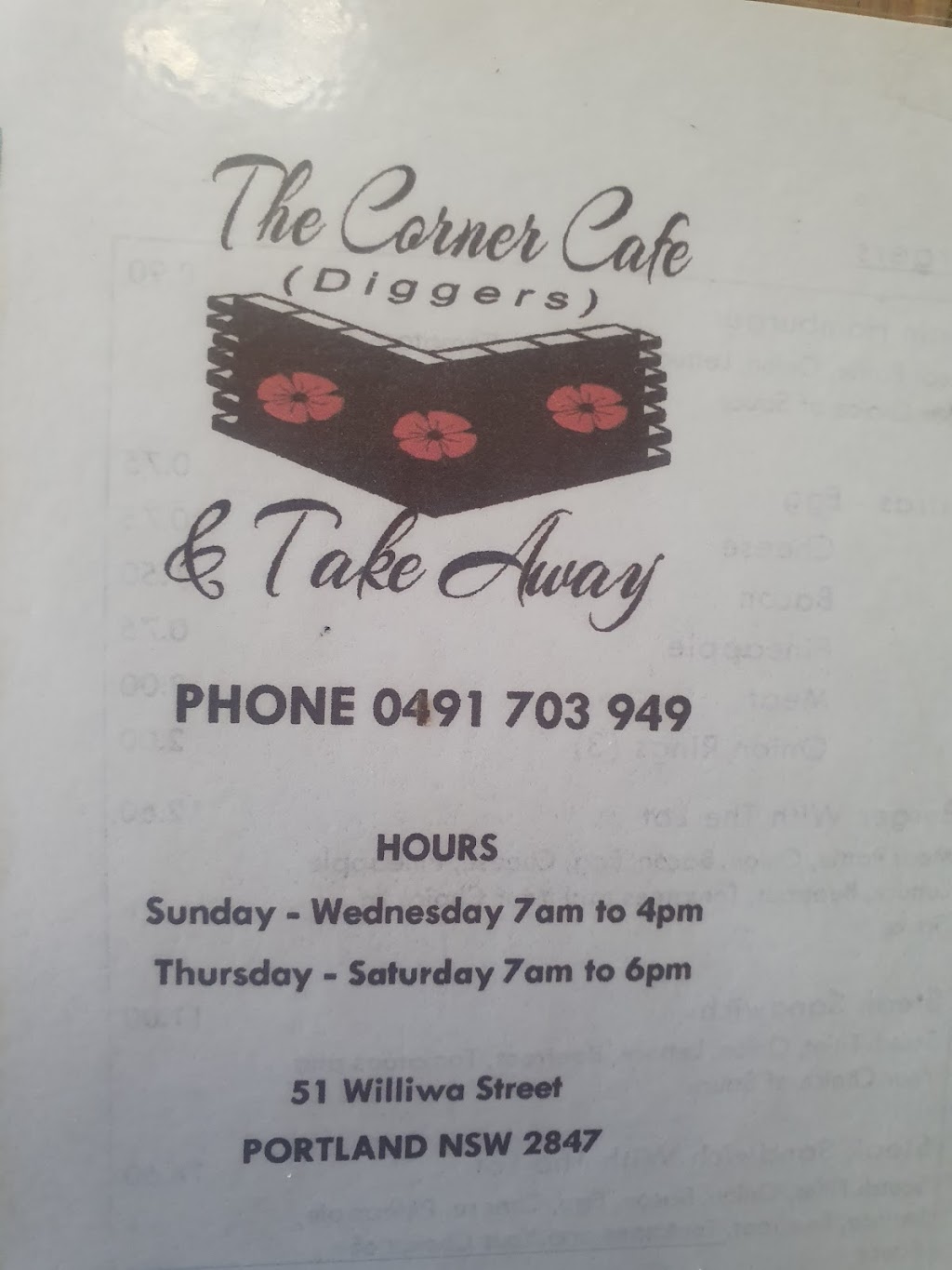 Corner Cafe & Takeaway | 51 Williwa St, Portland NSW 2847, Australia | Phone: 0491 703 949 Corner Cafe & Takeaway | 51 Williwa St, Portland NSW 2847, Australia | Phone: 0491 703 949