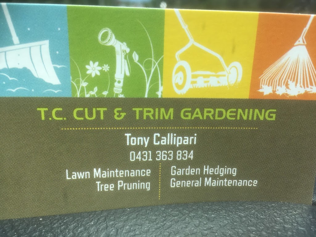 TC Cut+Trim Gardening | general contractor | 60 Prince of Wales Ave, Mill Park VIC 3082, Australia | 0431363834 OR +61 431 363 834