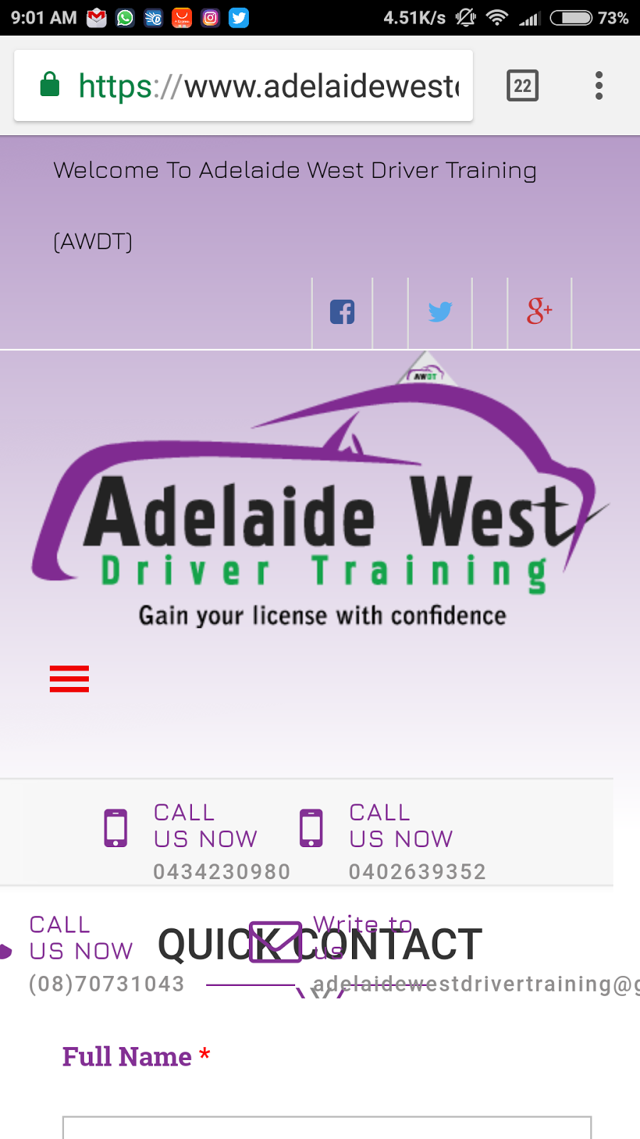 Adelaide West Driver Training |  | 32 Waterhouse Rd, South Plympton SA 5038, Australia | 0434230980 OR +61 434 230 980
