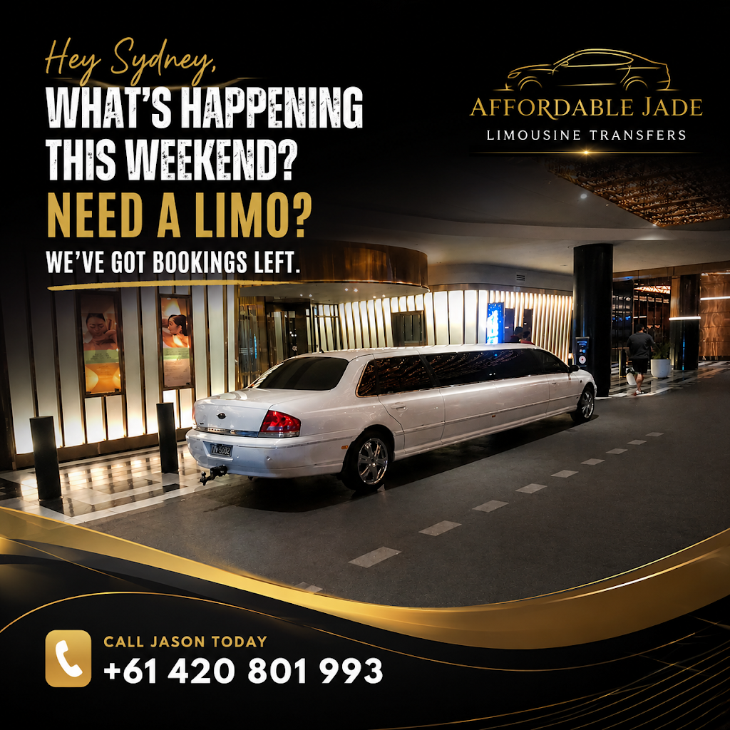 Affordable Jade Limousine Transfers | 185 Georges River Rd, Kentlyn NSW 2560, Australia | Phone: 0420 801 993