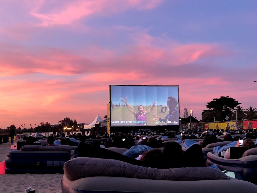 Movin bed - Outdoor Bed Cinema | movie theater | Pier Rd, St Kilda West VIC 3182, Australia