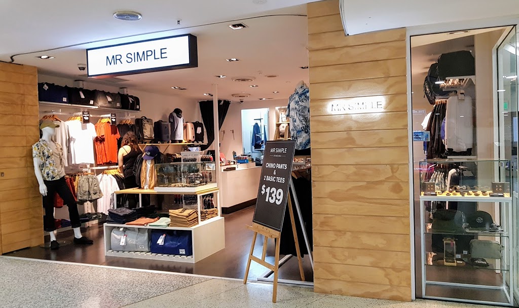 Mr Simple | clothing store | Qantas Domestic Terminal T1, Airside Rd, Melbourne Airport VIC 3045, Australia | 0393359434 OR +61 3 9335 9434
