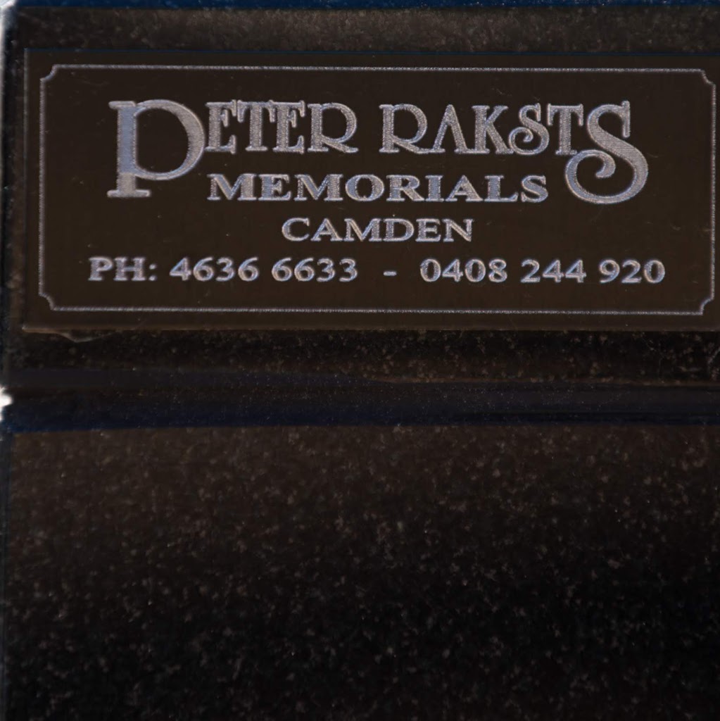 Peter Raksts Memorials Pty Ltd | cemetery | 50 Lagoon Flats Pl, Cawdor NSW 2570, Australia | 0246366633 OR +61 2 4636 6633
