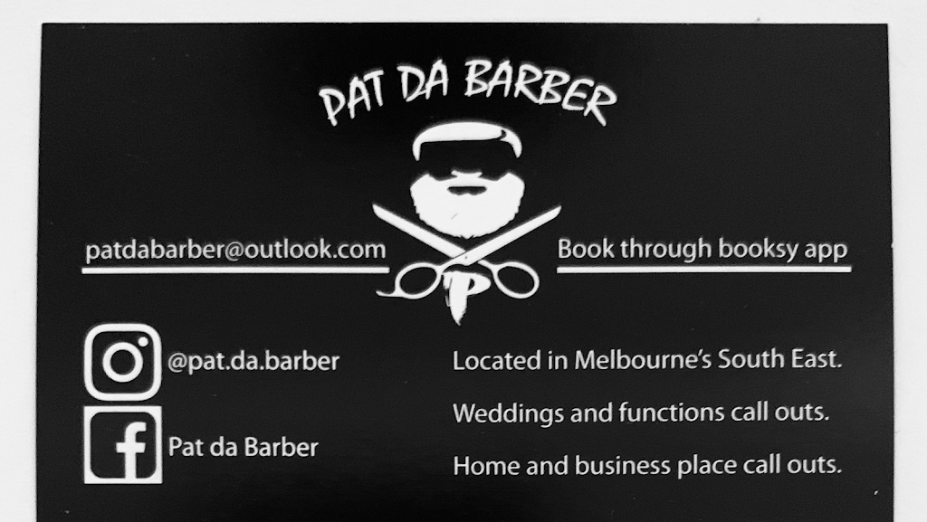 Pat Da Barber | 17 Corymbia Promenade, Pakenham VIC 3810, Australia | Phone: 0478 814 828