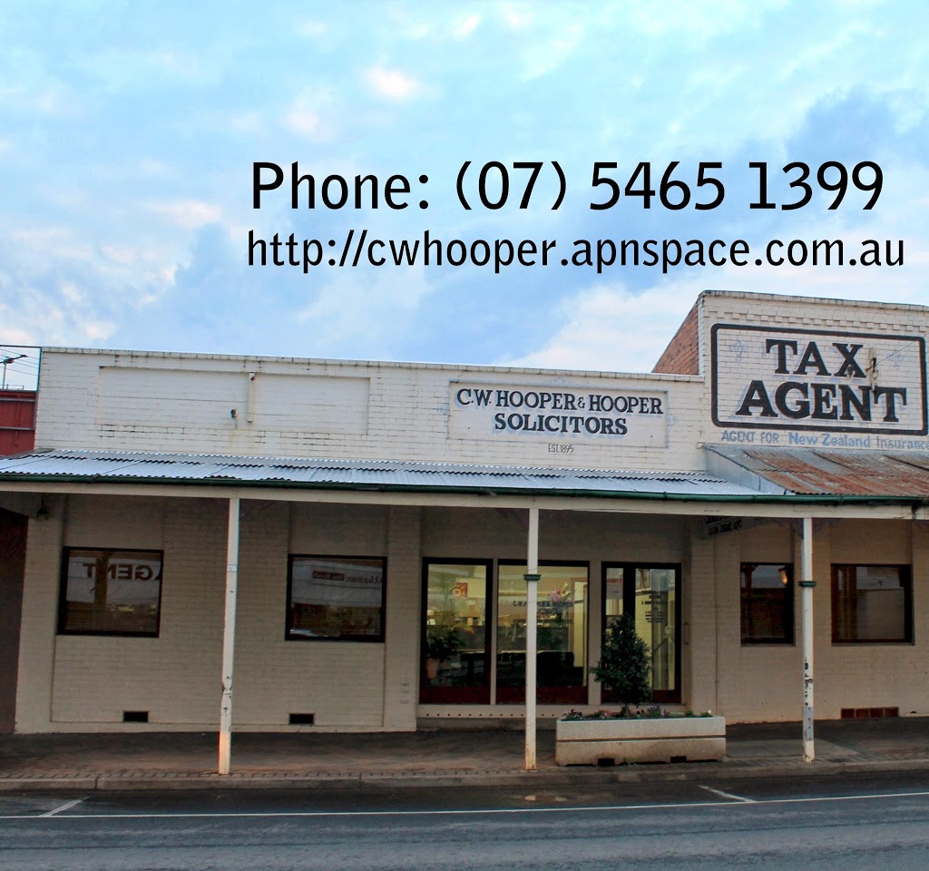 C.W. Hooper & Hooper | lawyer | 123 Patrick St, Laidley QLD 4341, Australia | 0754651399 OR +61 7 5465 1399