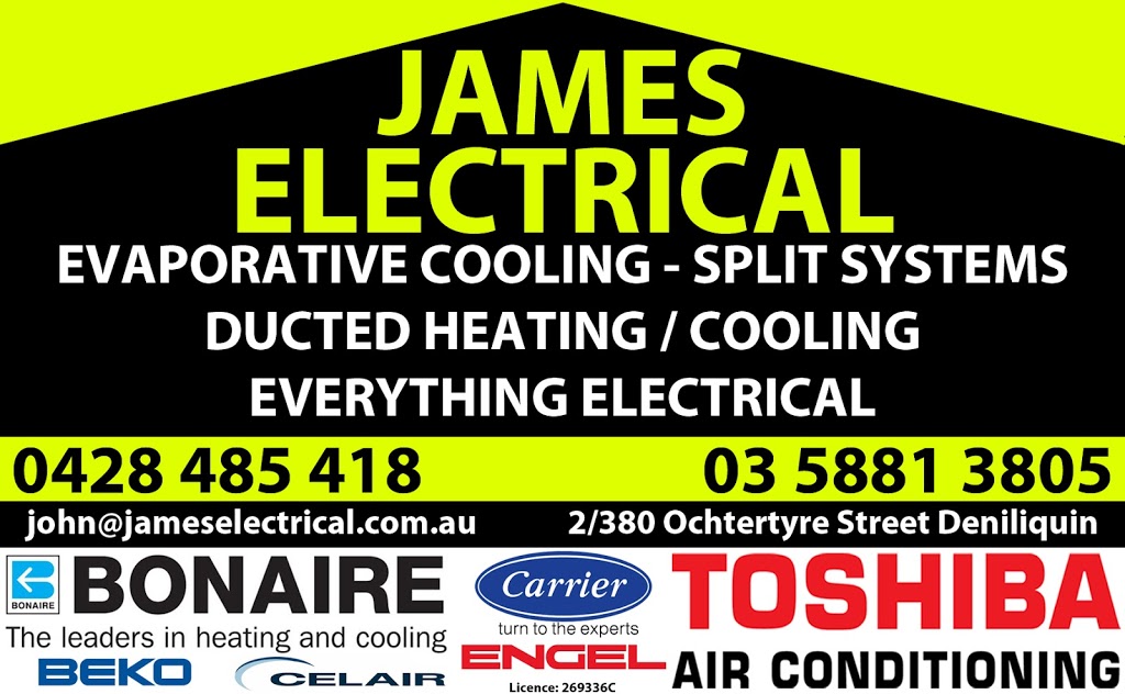 James Electrical | general contractor | 2/380 Ochtertyre St, Deniliquin NSW 2710, Australia | 0428485418 OR +61 428 485 418