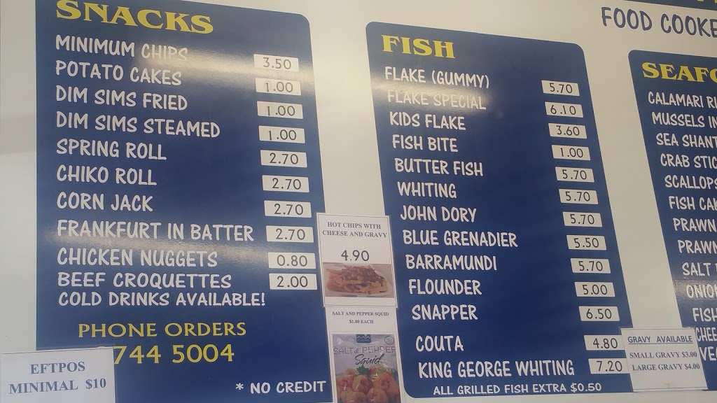 Melba Fish & Chips Shop. | restaurant | 14 Melba Ave, Sunbury VIC 3429, Australia | 0397445004 OR +61 3 9744 5004