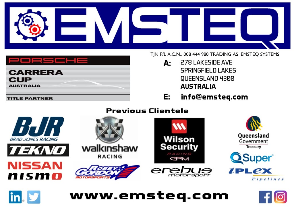 Emsteq Systems | 278 Lakeside Ave, Springfield Lakes QLD 4300, Australia | Phone: 0418 774 761