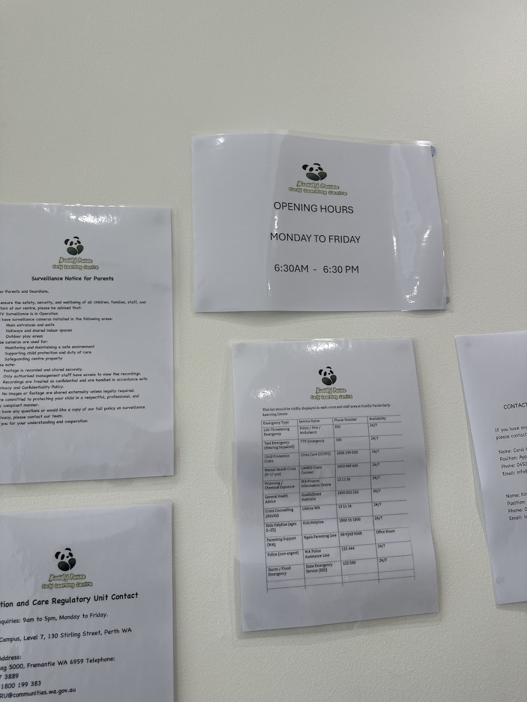 Kuddly Panda Early Learning Centre | 2 Ward St, Lamington WA 6430, Australia | Phone: (08) 6024 2222
