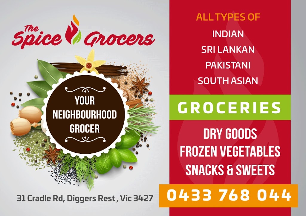 The Spice Grocers | 31 Cradle Rd, Diggers Rest VIC 3427, Australia | Phone: 0433 768 044