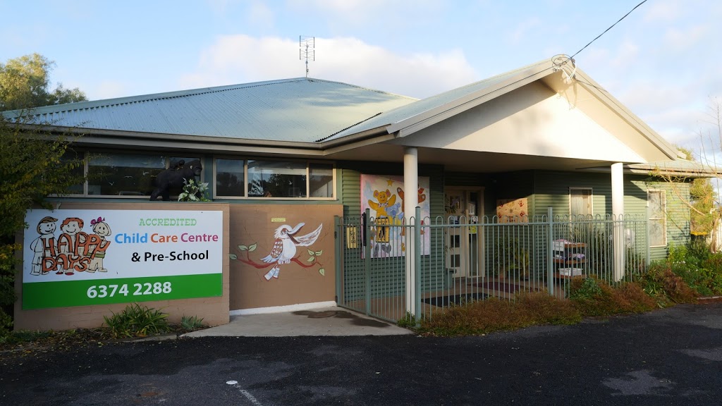 Happy Days - Gulgong Child Care Centre and Preschool | school | 3 Fisher St, Gulgong NSW 2852, Australia | 0263742288 OR +61 2 6374 2288