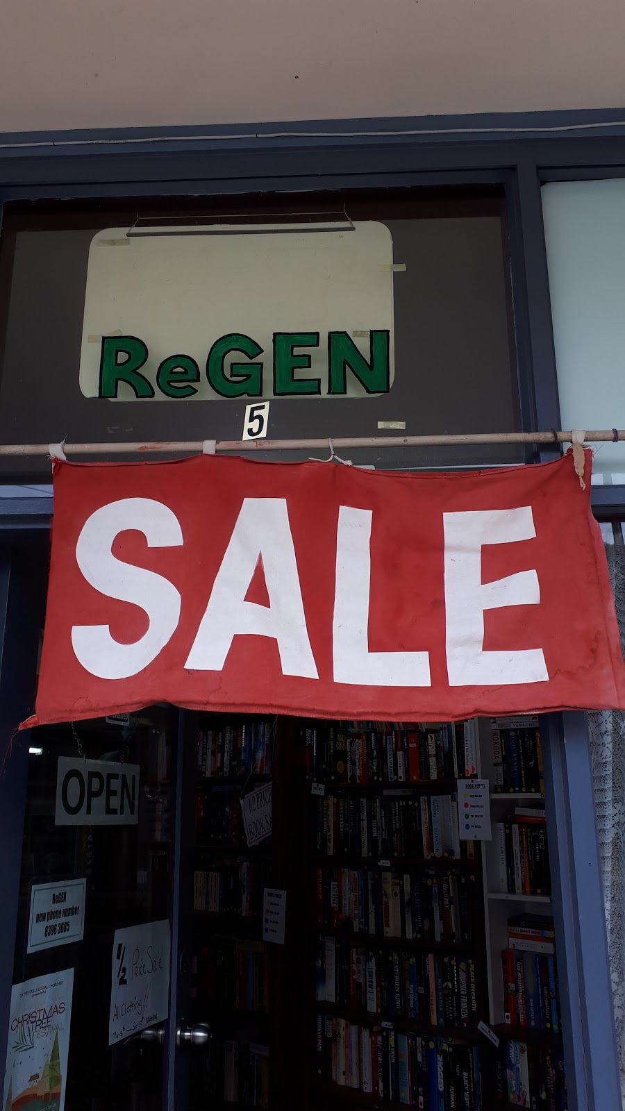 ReGEN Op Shop | 2/140 Tolley Rd, St Agnes SA 5097, Australia | Phone: (08) 8396 3685