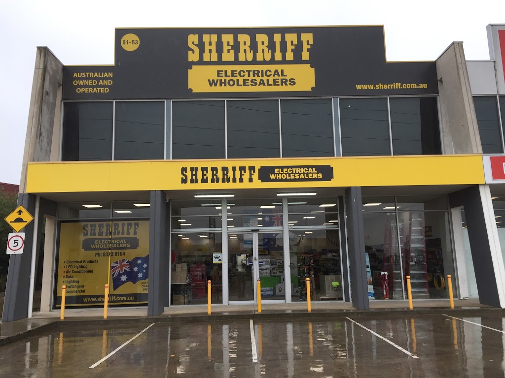 Sherriff Electrical Wholesalers | home goods store | 1/51-53 Westwood Dr, Ravenhall VIC 3023, Australia | 0383220104 OR +61 3 8322 0104