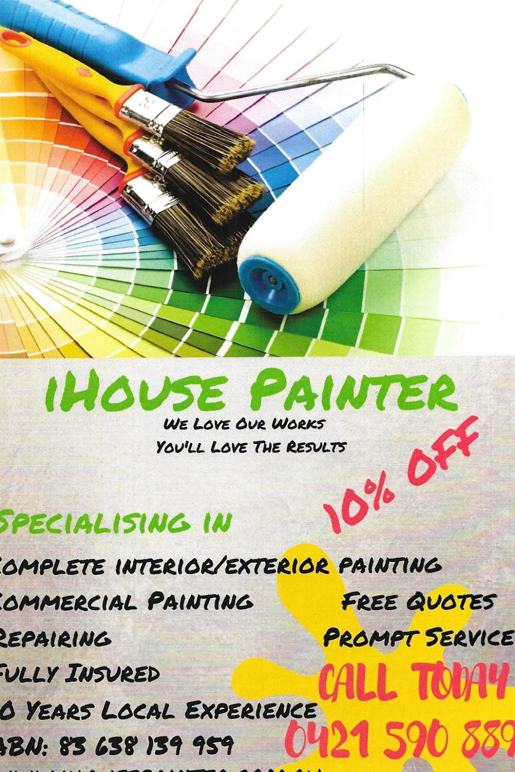 iHousePainter | 32 Harold Rd, Springvale South VIC 3172, Australia | Phone: 0421 590 889