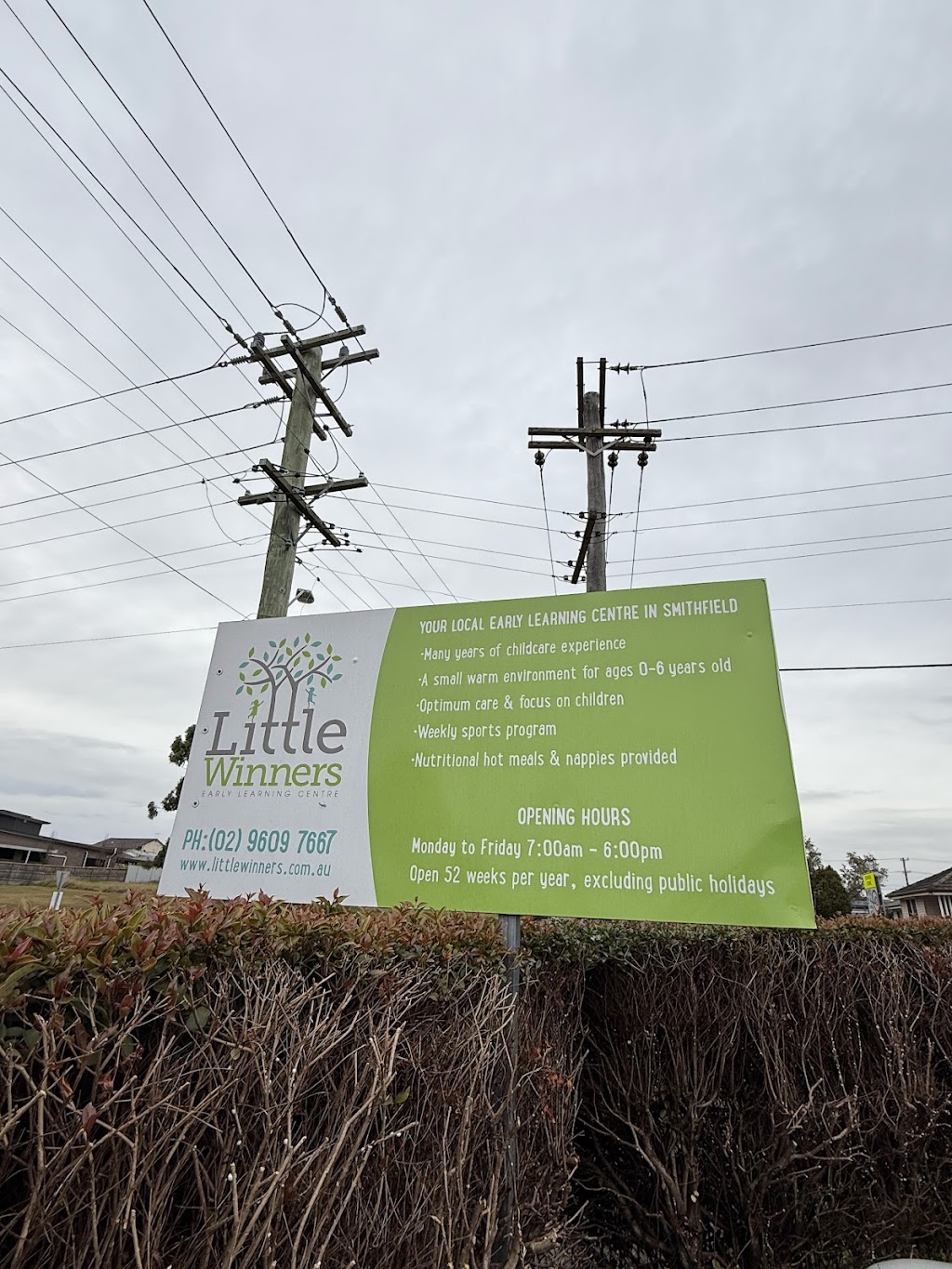 Little Winners Smithfield | 22 Gipps St, Smithfield NSW 2164, Australia | Phone: (02) 9609 7667