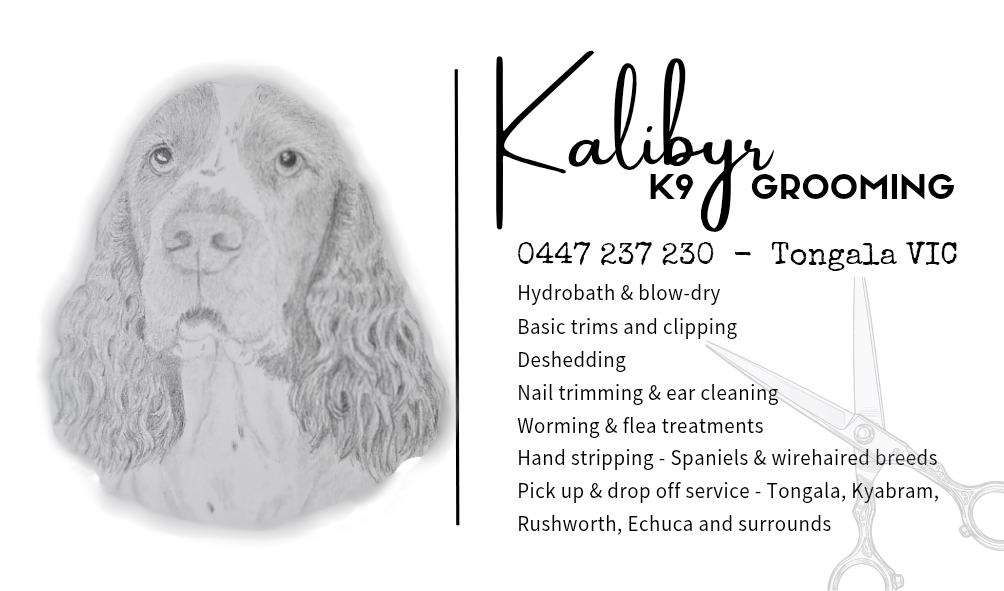 Kalibyr K9 Grooming | 1740 Finlay Rd, Tongala VIC 3621, Australia | Phone: 0447 237 230